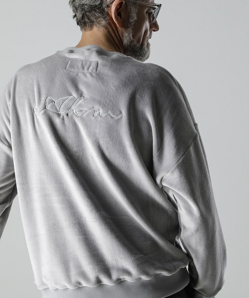 AKMDROP SHOULDER BACK LOGO CREW åȥ(B440-PET116)