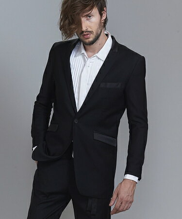 【NO ID.(ノーアイディー)】切替ピークドラペル1B-JKT ジャケット(451006-256J)