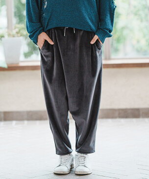 【CAMBIO(カンビオ)】【予約販売9月上旬〜中旬入荷】Stretch Corduroy Cutting Sarrouel Pants サルエルパンツ(CAM22AW-004)