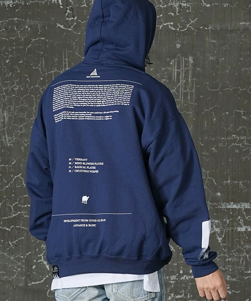 【EGO TRIPPING(エゴトリッピング)】【予約販売10月中旬〜下旬入荷】POETRY SWEATPARKA パーカー(665061)