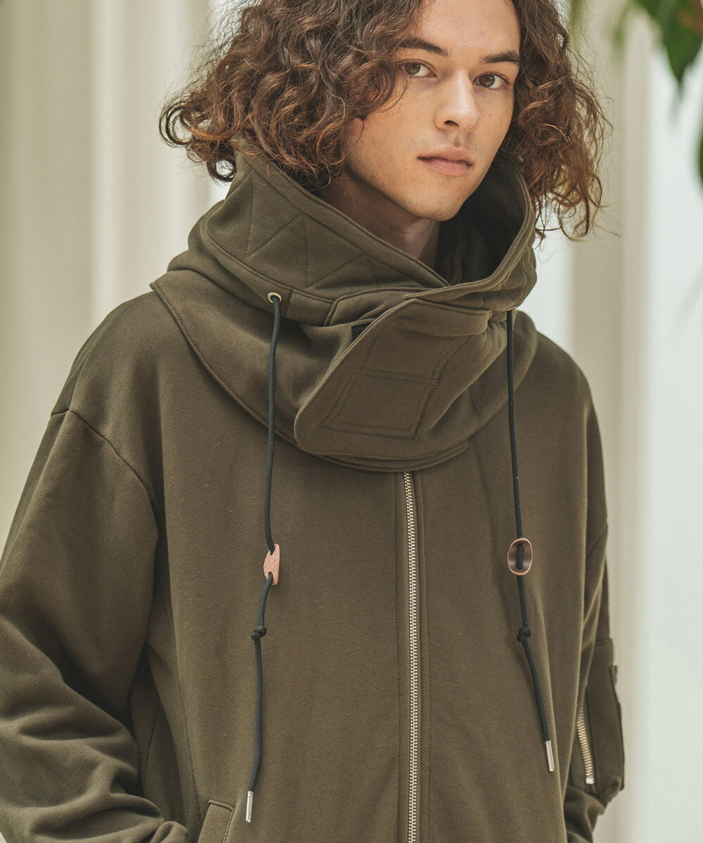 【CAMBIO(カンビオ)】URAKE Volume Neck short Mods モッズコート(GM-222-002)のサムネイル