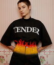 【TENDER PERSON(テンダーパーソン)】TENDERLOGO MOCK NECK TEE Tシャツ(GY-TO-4231)