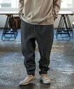 【予約販売サイズ カラーにより納期異なる】【CAMBIO(カンビオ)】Denim Jacquard Jogger Pants ジョガーパンツ(CAM23SS-017)