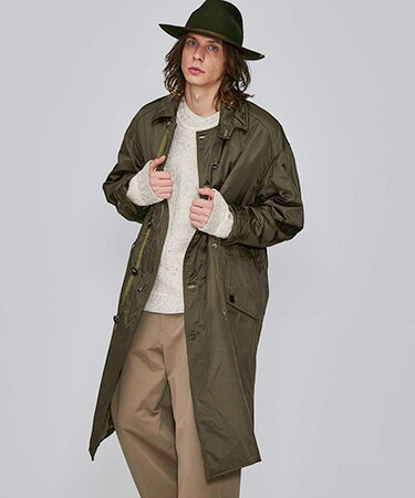 【Iroquois (イロコイ)】WATER-SOLUBLE BONDING CO オーバーコート(777203)のサムネイル