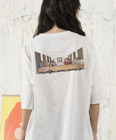 【STOF(ストフ)】Back Pages Relax Pulover Tシャツ(SF23AW-27AB)