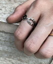 【VIVIFY(ビビファイ)】【予約販売ご注文から1ヶ月後出荷】 Loopin Ring- Hammered finish 指輪(VFR-160)