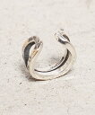 【VIVIFY(ビビファイ)】【予約販売ご注文から1ヶ月後出荷】 Loopin Ear cuff- Hammered finish w-gold イヤーカフ片耳・1P(VFP-292)