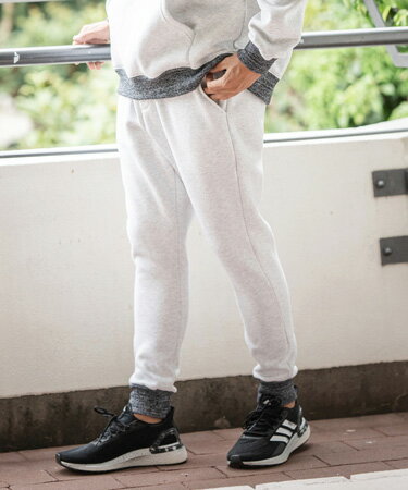 [Magine(마진)] MELANGE RIB BRUSHED SWEAT JOGGER PANTS 조거 팬츠(MGN-232-010)