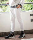 yMagine(}[W)zMELANGE RIB BRUSHED SWEAT JOGGER PANTS WK[pc(MGN-232-010)