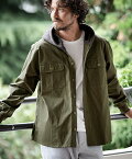 【Magine(マージン)】RIPSTOP HOODED WORK SHIRTS シャツ(MGN-232-023)