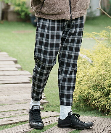 ��CAMBIO(����ӥ�)��Brushed TR Check Tapered Pants �ơ��ѡ��ɥѥ��(A11323cmb)