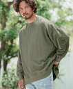 yCAMBIO(JrI)zZip Henley Neck Sweat Pullover vI[o[(A10723cmb)