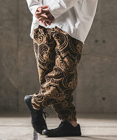 GLIMCLAP(९å)Gobelins tapestry balloon silhouette pants Х롼ѥ(15-086-gla-cd)