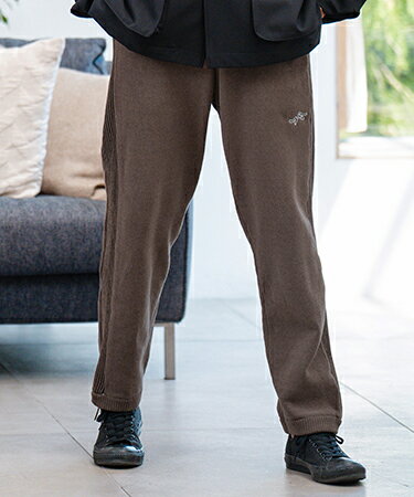 【CALL&RESPONSE(コールアンドレスポンス)】サイセンタク ニットラインパンツ(234-1551-01)