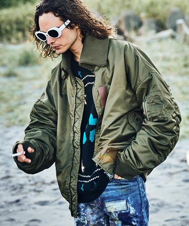 【glamb(グラム)】Donkey MA-1 ドンキーMA-1(GB0423-JKT08)