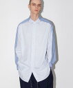 【SUPERTHANKS(スーパーサンクス)】【予約販売3月上旬～中旬入荷】Outsider Shirt (Plain) (stripes) シャツ(ST241SH01)