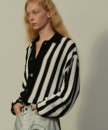 TENDER PERSON(ƥѡ)STRIPE KNIT CARDIGAN ǥ(NL-TO-1202)