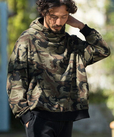 CAMBIO(ӥ)Camouflage Sweat Volume Neck Pull Parka åȥѡ(A17623...
