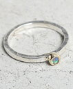 【VIVIFY(ビビファイ)】【予約販売ご注文から1ヶ月後出荷】Hammered k10BezelSetting Ring 指輪(VFR-167)(4)