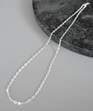 【SENTI(センティ)】【予約販売ご注文から1ヶ月後出荷】 PUFFED MARINA CHAIN SV ネックレス(4056)
