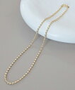 【SENTI(センティ)】【予約販売ご注文から1ヶ月後出荷】 OVAL CHAIN GD ネックレス(4067)