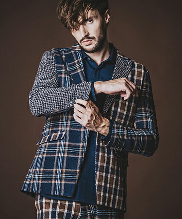 【NO ID.(ノーアイディー)】パネルチェンジング2B-JKT テーラードジャケット(853006-635J)