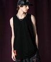 【glamb(グラム)】【予約販売3月上旬～中旬入荷】Orange Tag Tank Top オレンジタグタンクトップ(GB0124-CS22)