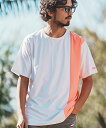 【felkod(フィルコッド)】Cool Touch Asymmetry Bicolor Cut sew カットソー(F24H290)