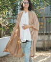 yCAMBIO(JrI)zKIMONO Like Linen Rayon 3-4 Sleeve Gown KE(S22224cmb)