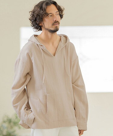 Magine(ޡ)DOUBLE GAUZE KEY NECK PULL PARKA ѡ(MGN241-026)