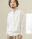 yMagine(}[W)zVISCOSE DRAPE BAND COLLAR SKIPPER SHIRTS@XLbp[Vc(MGN241-012)