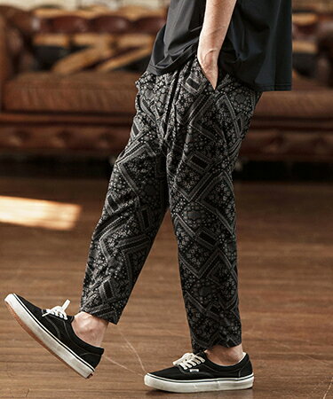 【CAMBIO(カンビオ)】 Bandana Print Relax Easy Pants イージーパンツ(S25724cmb)