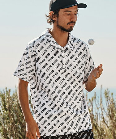  All Over Barcode Logo Polo Shirts ポロシャツ(F24N020)