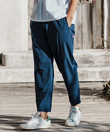 【felkod(フィルコッド)】Refreshing Neon Accent Tapered Easy Pants イージーパンツ(F24N240)
