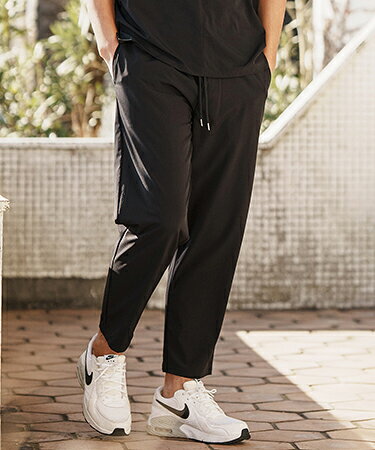 【felkod(フィルコッド)】Refreshing Neon Accent Tapered Easy Pants イージーパンツ(F24N240)