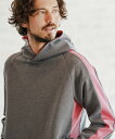 【felkod(フィルコッド)】 Cardboard Knit Line Switch Parka ラインパーカー(F24N160)