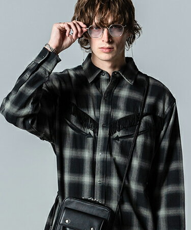 【glamb(グラム)】Western Check Shirt ウエスタンチェックシャツ(GB0224-SH04)のサムネイル