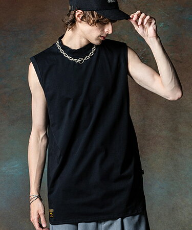 【glamb(グラム)】【予約販売7月上旬～中旬入荷】Hi Neck Tank Top ハイネックタンクトップ(GB0224-CS23)