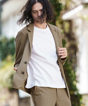 【CAMBIO(カンビオ)】 鹿の子テーラードジャケット