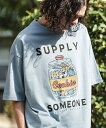 【CAMBIO(カンビオ)】ビッグシルエットプリントTシャツ（Supply Someone）(CASD-114)