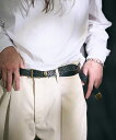 yTHEOREM(ZI)zy\̔4{`{ׁz ADAM PATEK~THEOREM Italian Leather Belt xg(AP2419036-TR)