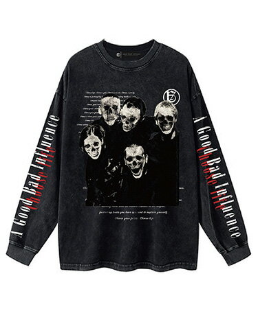 【A Good Bad Influence(ア グッド バッド インフルエンス)】【予約販売9月上旬～中旬入荷】 Choose Life LONG SLEEVE T-SHIRT カットソー(AGBI-24AW-LS03)