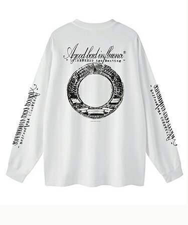 【A Good Bad Influence(ア グッド バッド インフルエンス)】【予約販売9月上旬～中旬入荷】 NINETEEN AGE BEATING LONG SLEEVE T-SHIRT カットソー(AGBI-24AW-LS05)