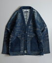 楽天CAMBIO【FDMTL（ファンダメンタル）】【予約販売8月末～9月上旬入荷】JACQUARD DENIM CARDIGAN 2YR WASH デニム カーディガン（FA24-TP31D）