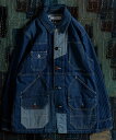 楽天CAMBIO【FDMTL（ファンダメンタル）】【予約販売8月末～9月上旬入荷】COVERALL JACKET 3YR WASH ジャケット（FA24-JK31U）