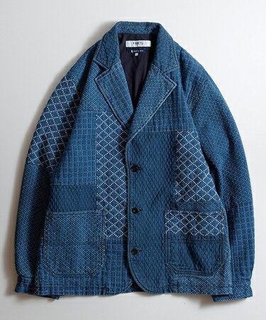 【FDMTL(ファンダメンタル)】【予約販売8月末～9月上旬入荷】PATCHWORK SPORT JACKET 3YR WASH ジャケット(FA24-JK32U)