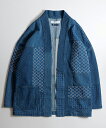 楽天CAMBIO【FDMTL（ファンダメンタル）】【予約販売8月末～9月上旬入荷】PATCHWORK HAORI JACKET 3YR WASH ジャケット（FA24-JK41U）