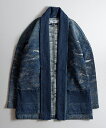 yFDMTL(t@_^)zy\̔8`9{ׁzJACQUARD DENIM HAORI 2YR WASH fj WPbg(FA24-TP34D)