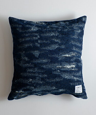 楽天CAMBIO【FDMTL（ファンダメンタル）】【予約販売8月末～9月上旬入荷】JACQUARD DENIM CUSHION COVER クッションカバー（FA24-ACC33D）