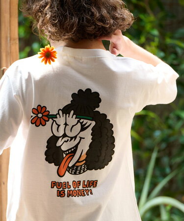 楽天CAMBIO【un-filled（アンフィルド）】【予約販売5月下旬～6月上旬入荷】 GERBERA HAND POP ART -HEAVY WEIGHT-T Tシャツ（SDUF-2412）